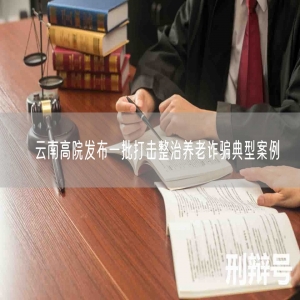​云南高院发布一批打击整治养老诈骗典型案例