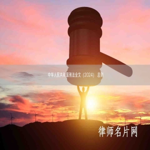 中华人民共和国刑法全文（2024） 总则